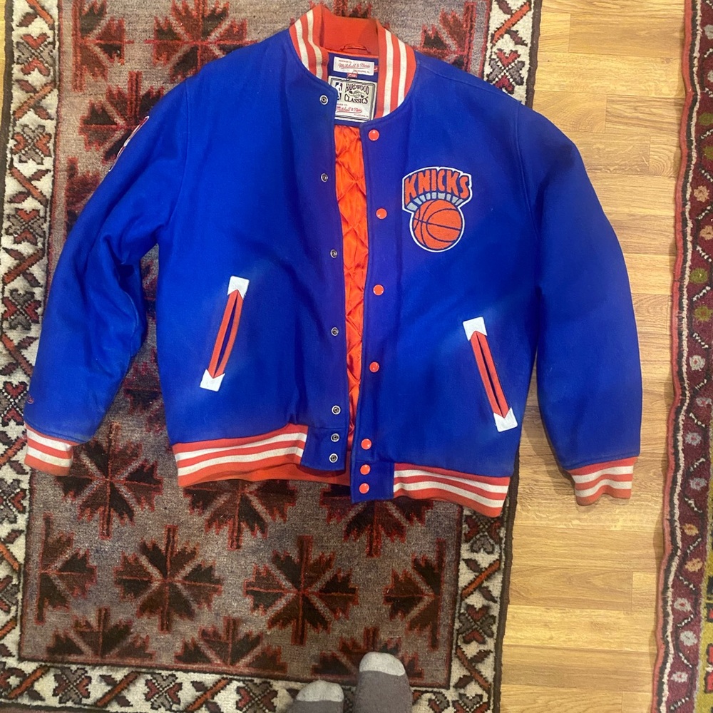Vintage Men’s Blue Knicks Jacket